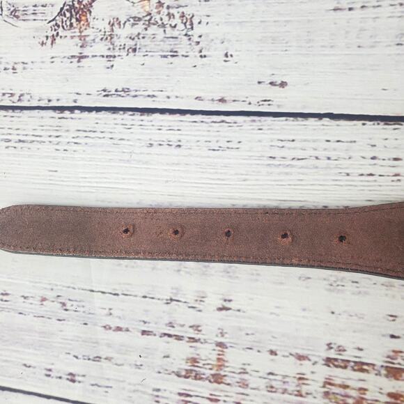 The Limited Leather Jeweled Beaded Belt Size M Boho Hippie Festival Statement - Picture 7 of 10